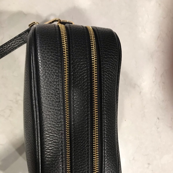 Valentino black double zipper pocketbook - Picture 4 of 4